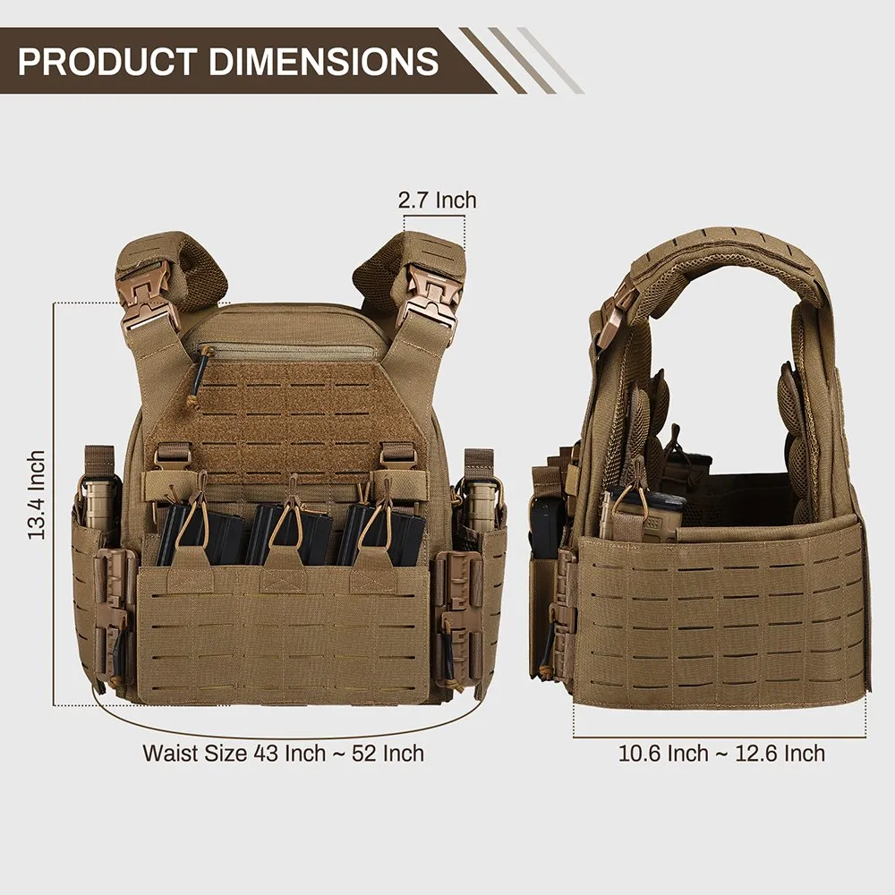 1000D Nylon Military Vest Quick Release Tactical Vest