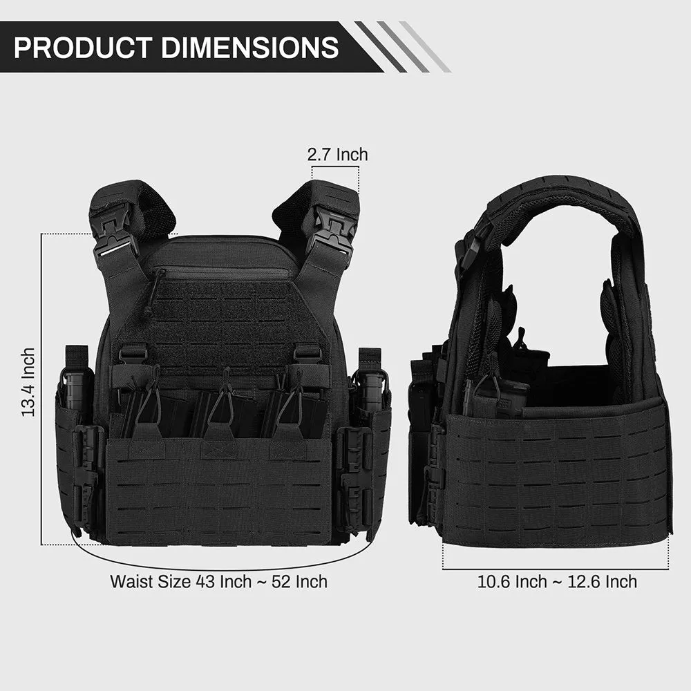 1000D Nylon Military Vest Quick Release Tactical Vest