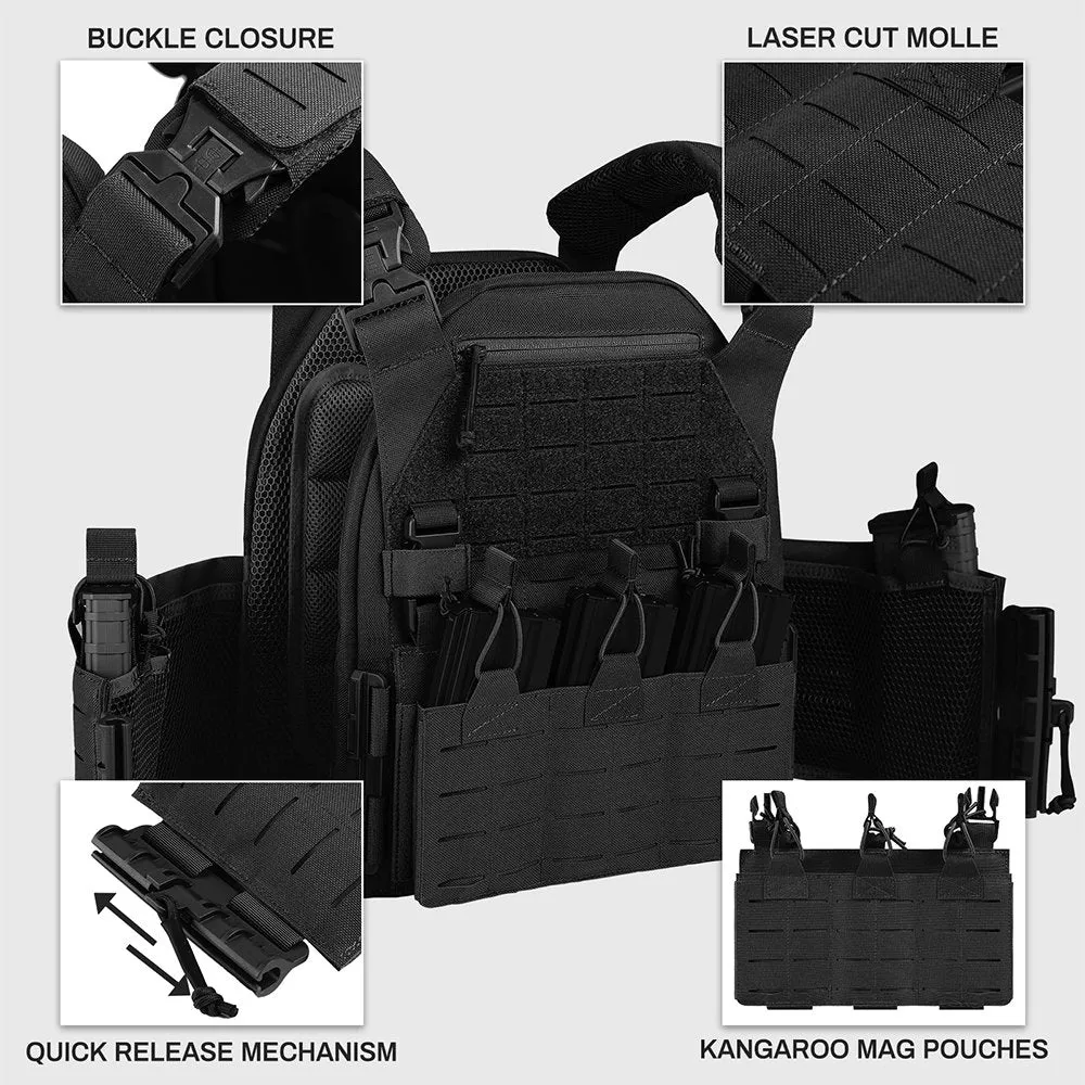 1000D Nylon Military Vest Quick Release Tactical Vest