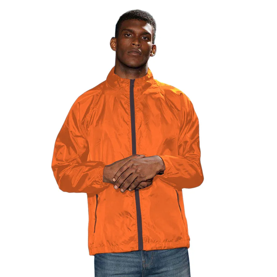 2786 Mens Contrast Lightweight Windcheater Shower Proof Jacket