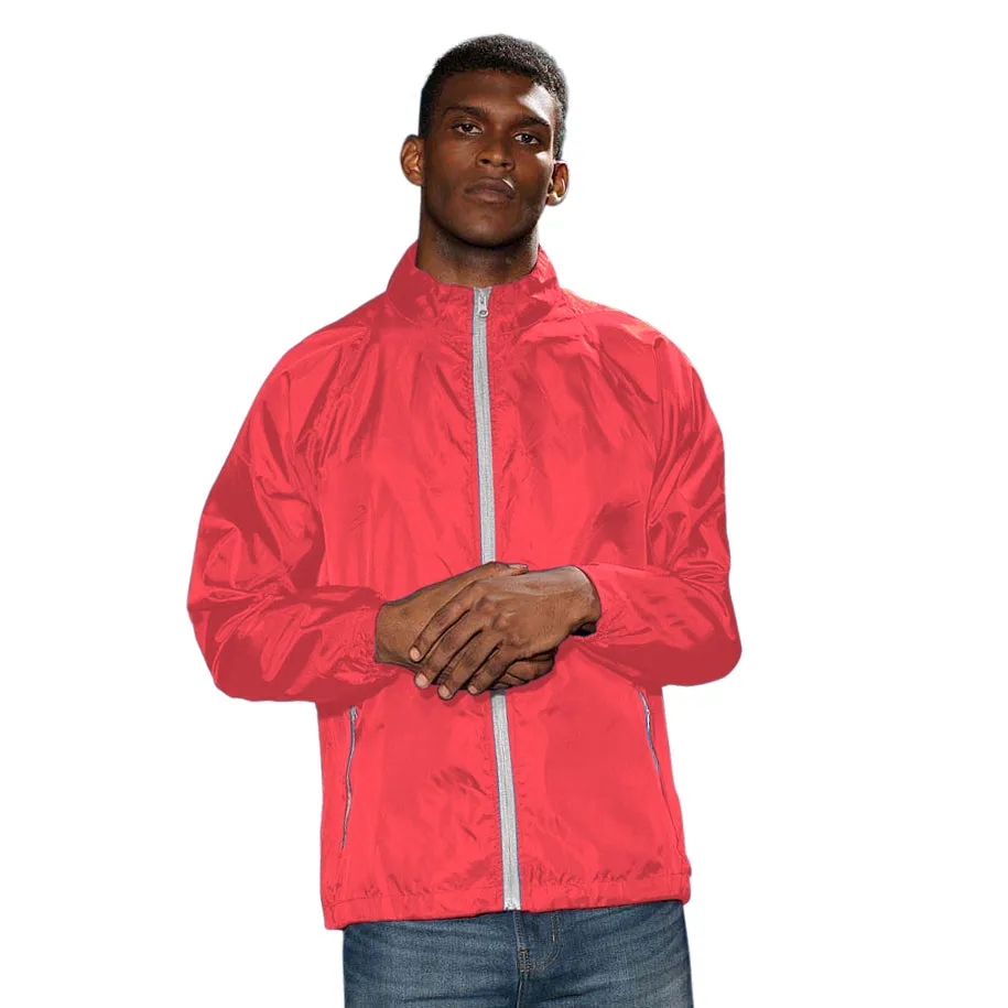 2786 Mens Contrast Lightweight Windcheater Shower Proof Jacket