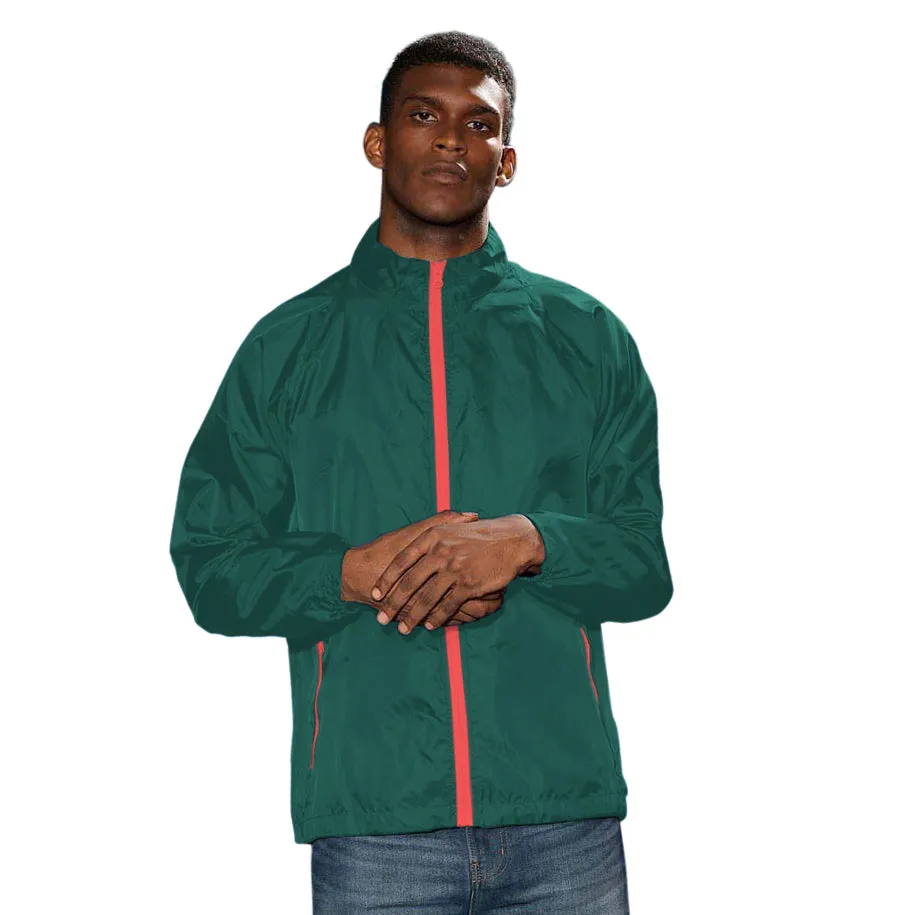 2786 Mens Contrast Lightweight Windcheater Shower Proof Jacket