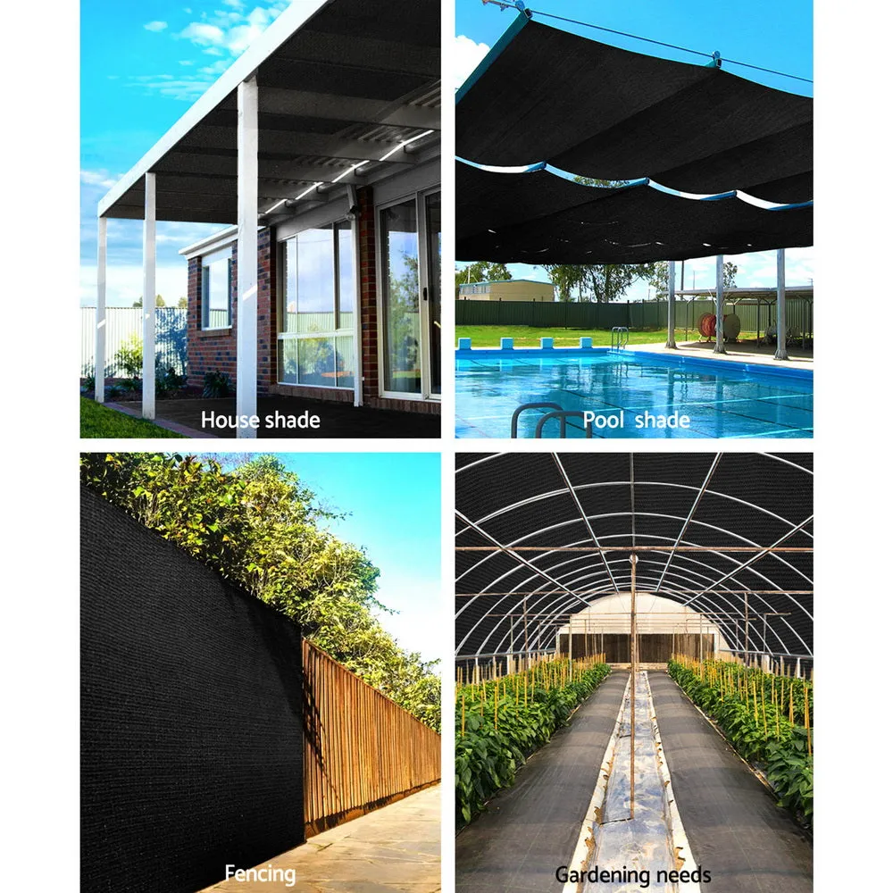 90% UV Block Shade Cloth 3.66x10m, Tear-Resistant - Instahut