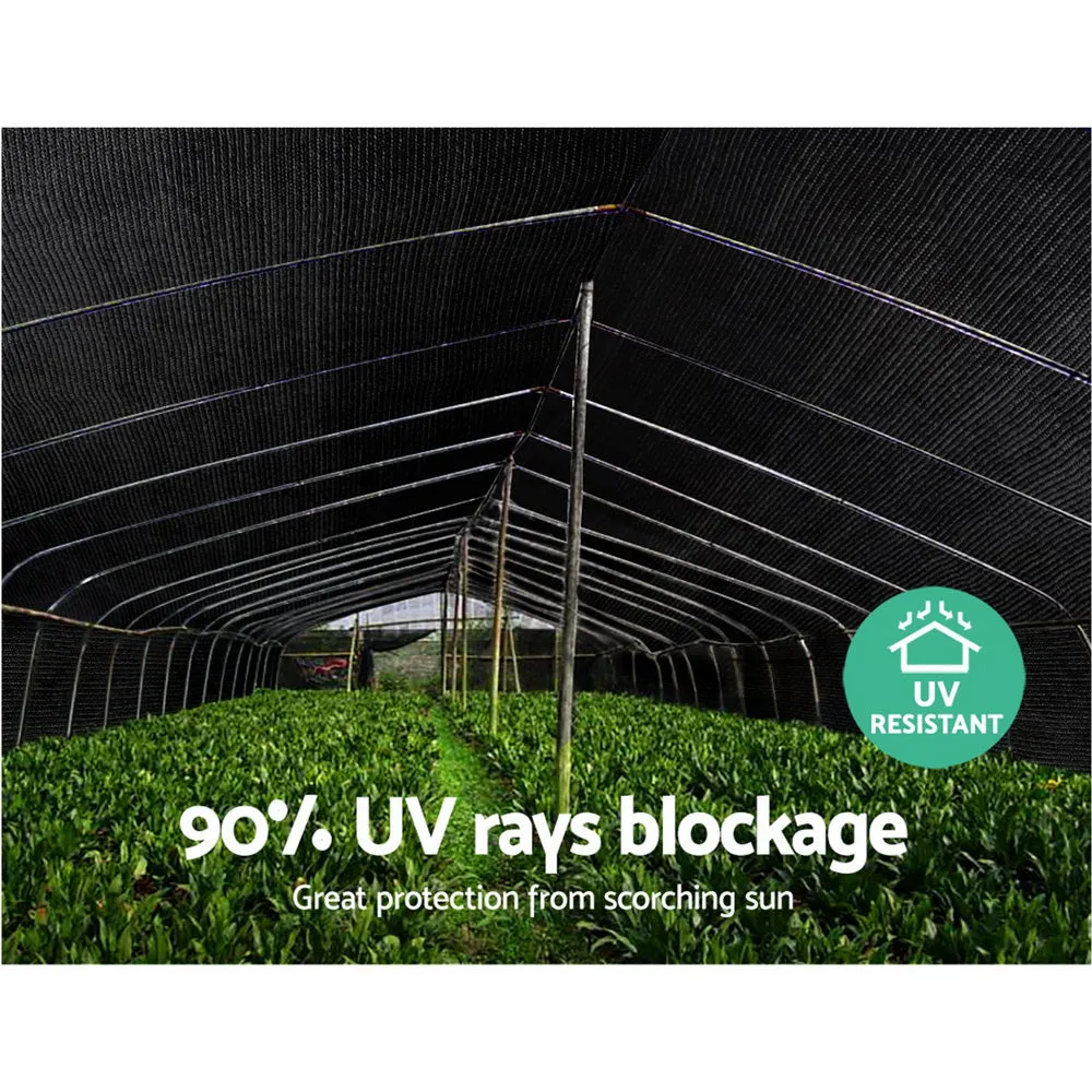 90% UV Block Shade Cloth 3.66x10m, Tear-Resistant - Instahut