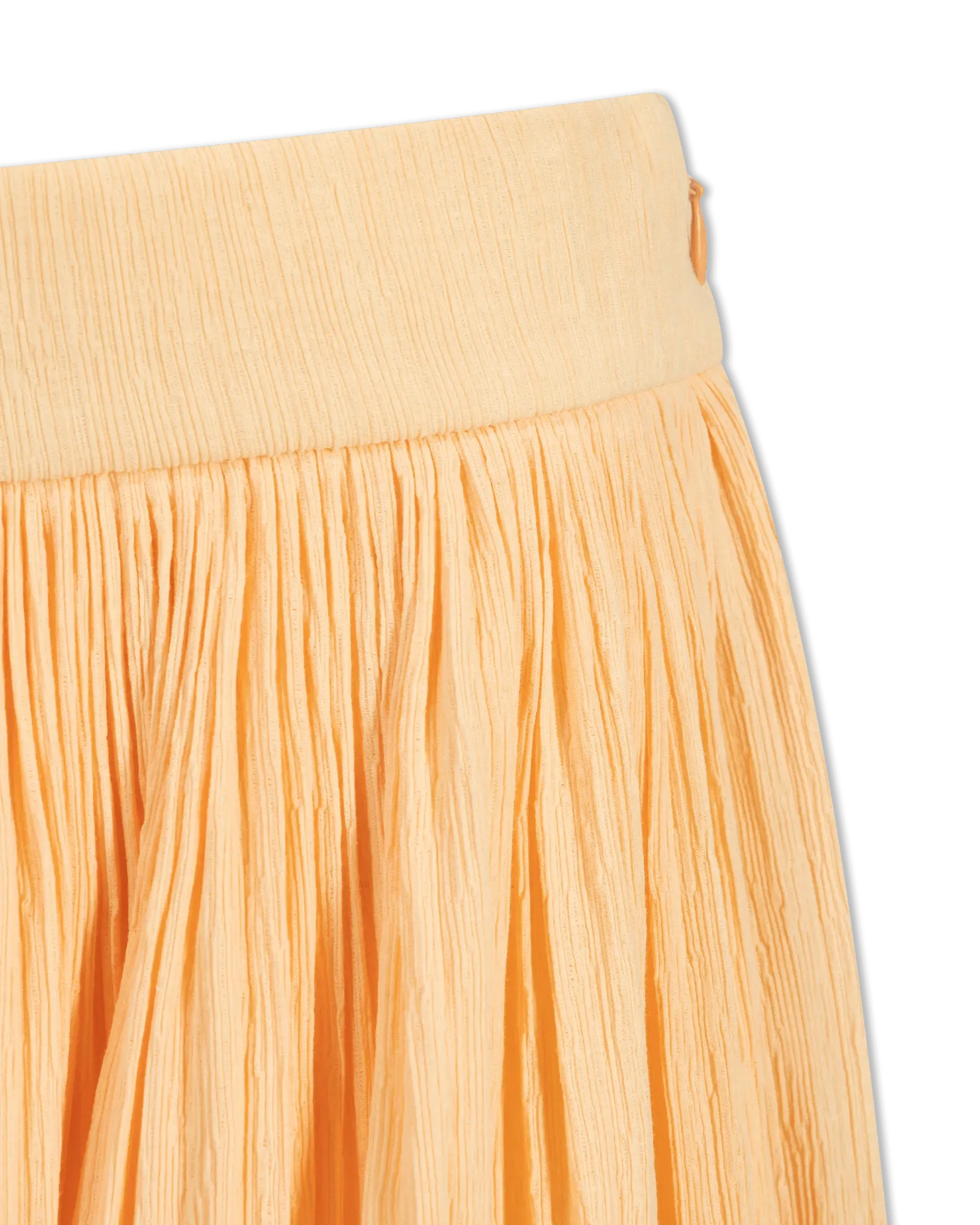 Accordion Pleat Midi Skirt