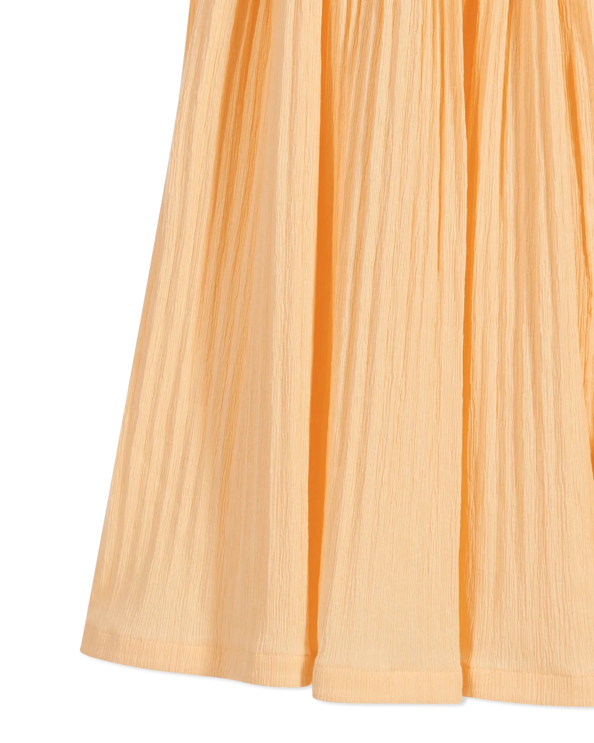 Accordion Pleat Midi Skirt