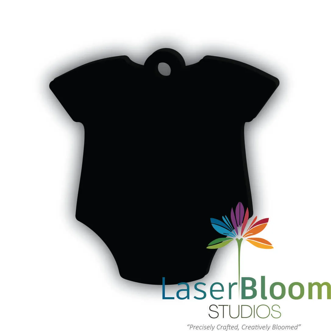 Acrylic Blank Baby Romper- Select Your Thickness (1.5mm, 2mm, 3mm)