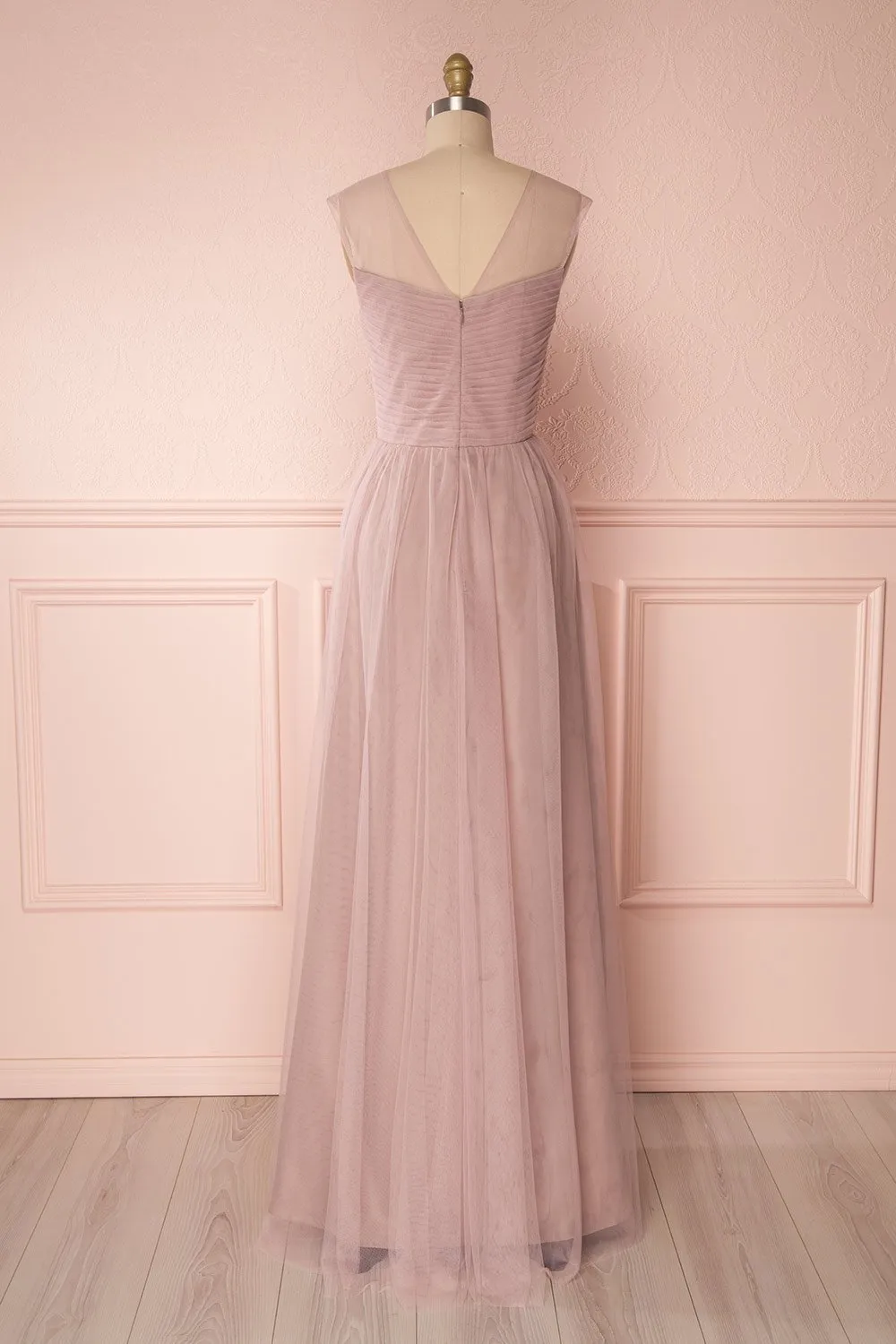 Adifa Dusty Rose | Tulle Dress