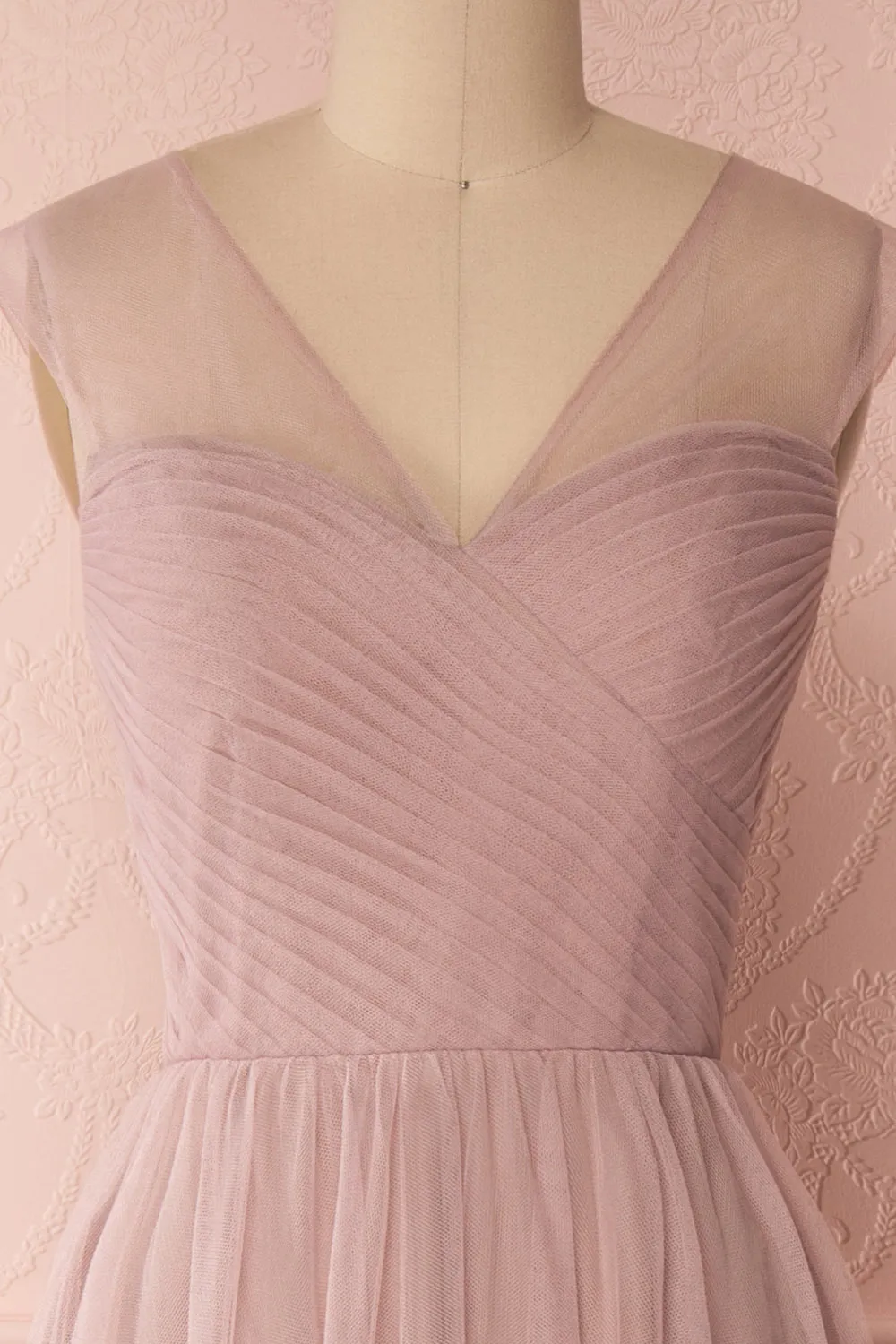 Adifa Dusty Rose | Tulle Dress