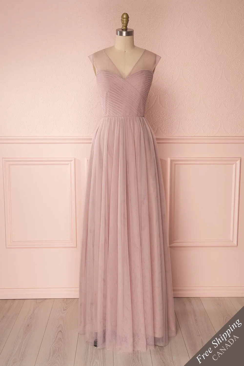 Adifa Dusty Rose | Tulle Dress