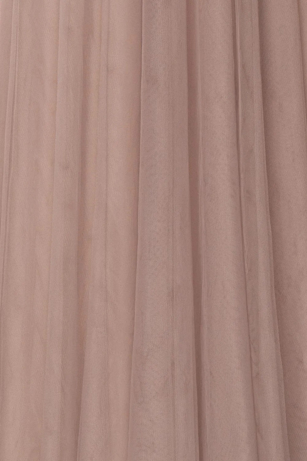 Adifa Sand | Taupe Tulle Gown