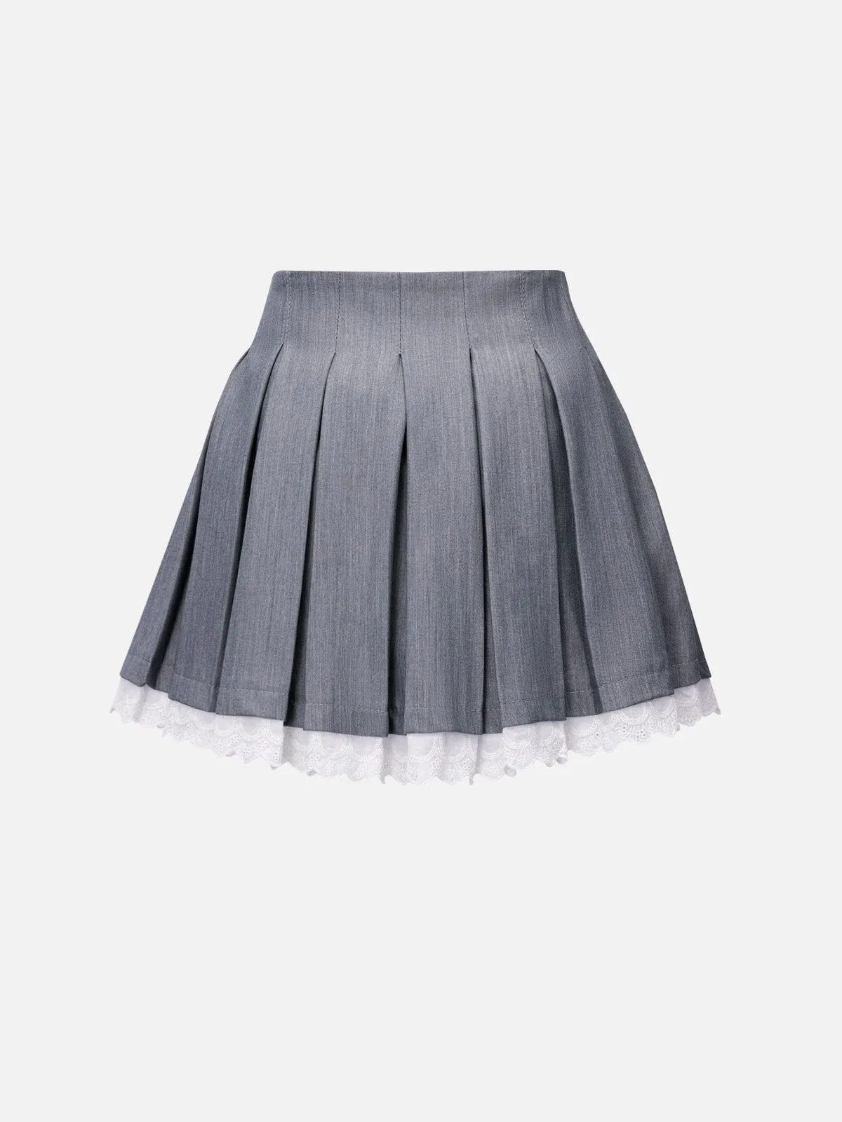 Aelfric Eden Lace Patchwork Pleated Skirt