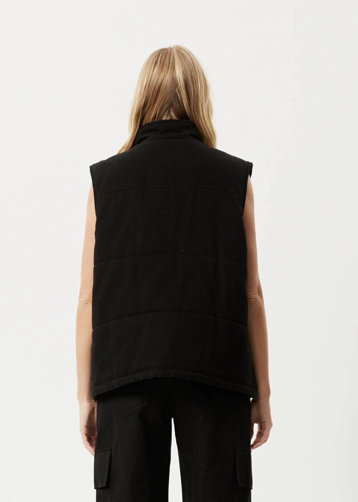 AFENDS Midnight - Puffer Vest - Black