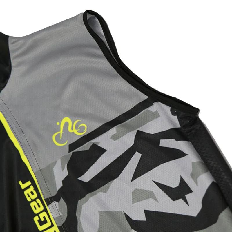 Amsterdam Black Retro Cycling Vest