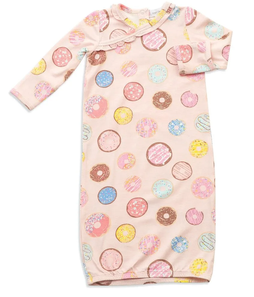 Angel Dear Donuts Bamboo Kimono Gown with Ruffle