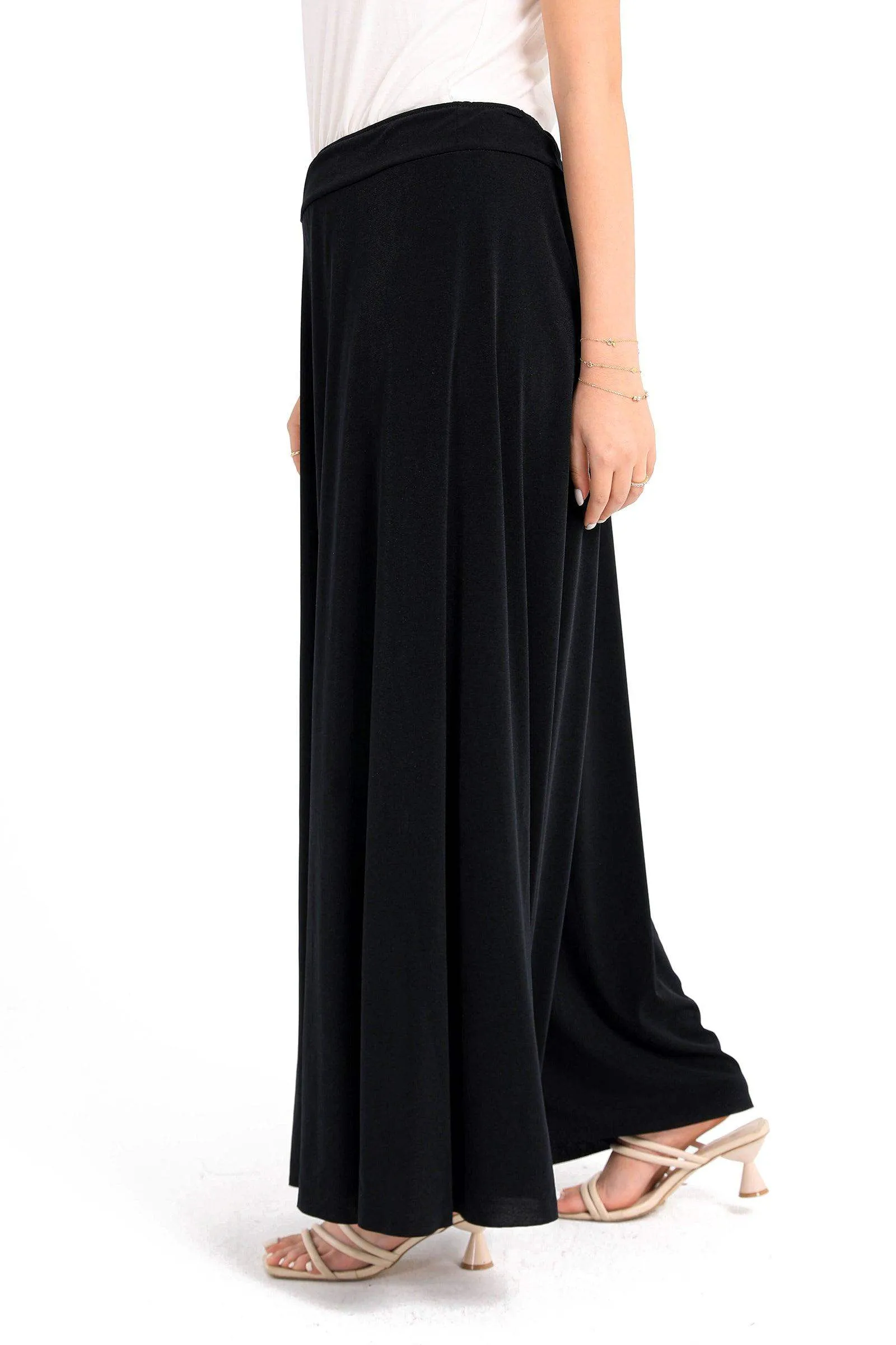 Ankle Length Wide Leg Pants