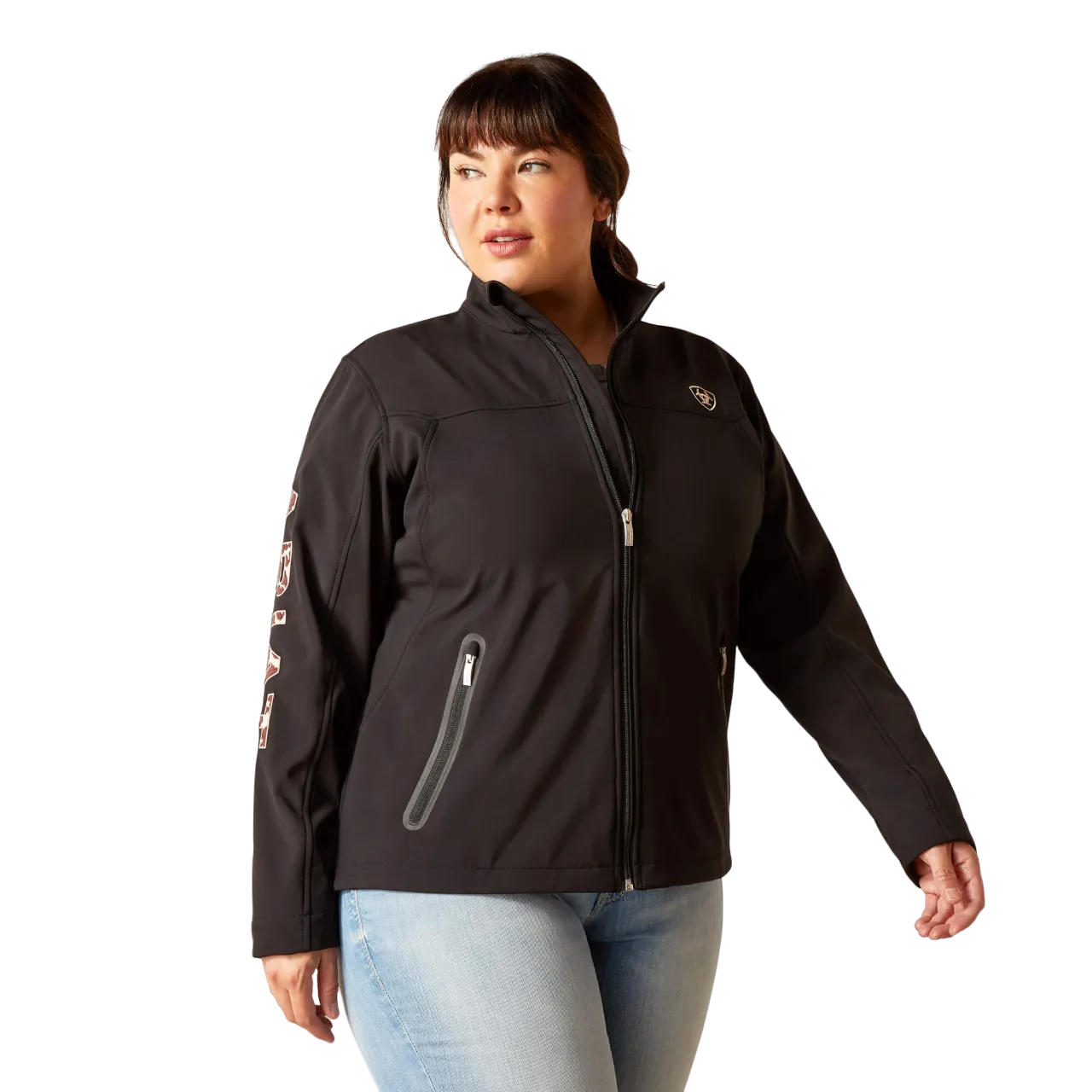 Ariat Women's Black Pony New Team Softshell Jacket