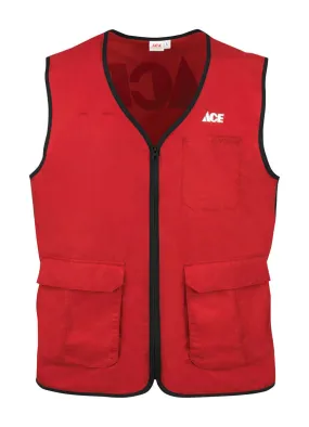 Artcraft No Snag L Sizes Men's Sleeveless V-Neck Red Vest