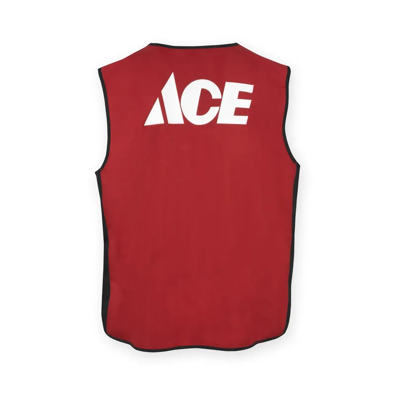 Artcraft No Snag S Sizes Men's Sleeveless V-Neck Red Vest