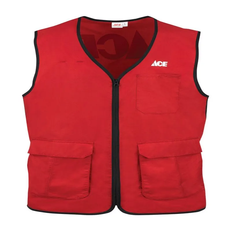 Artcraft No Snag S Sizes Men's Sleeveless V-Neck Red Vest