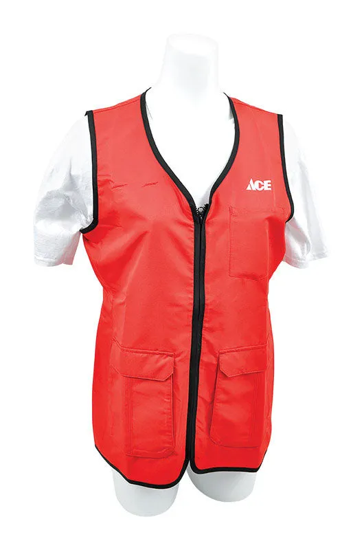 Artcraft No Snag S Sizes Women's Sleeveless V-Neck Red Vest