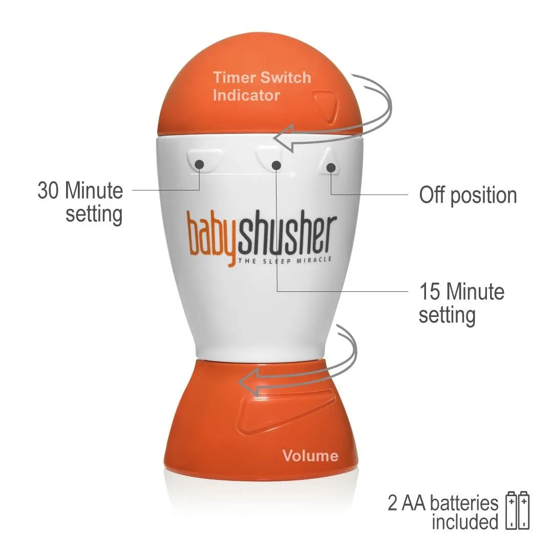 Baby Shusher the Sleep Miracle Sound Machine Rhythmic Human Voice Shushes Baby to Sleep Every Time the Quickest Way to Get Baby to Sleep (Baby Shusher) (Baby Shusher)