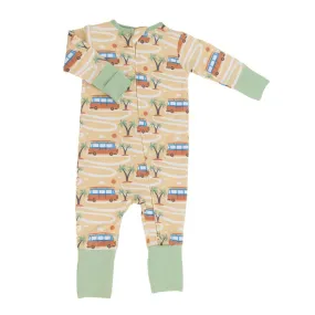 Bamboo Convertible Romper - Surf Van