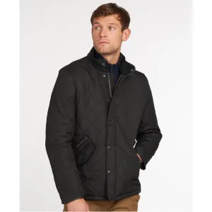 BARBOUR POWELL FLEECE QUILTED JACKET BLACK MQU0281BK11