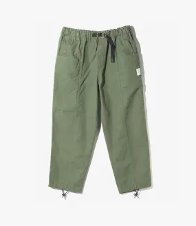 Belted Centre Seam Pant – Moss Green 11.5oz Canvas