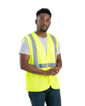 Berne Mens Hi Vis Class 2 Economy Mesh Yellow 100% Polyester Vest