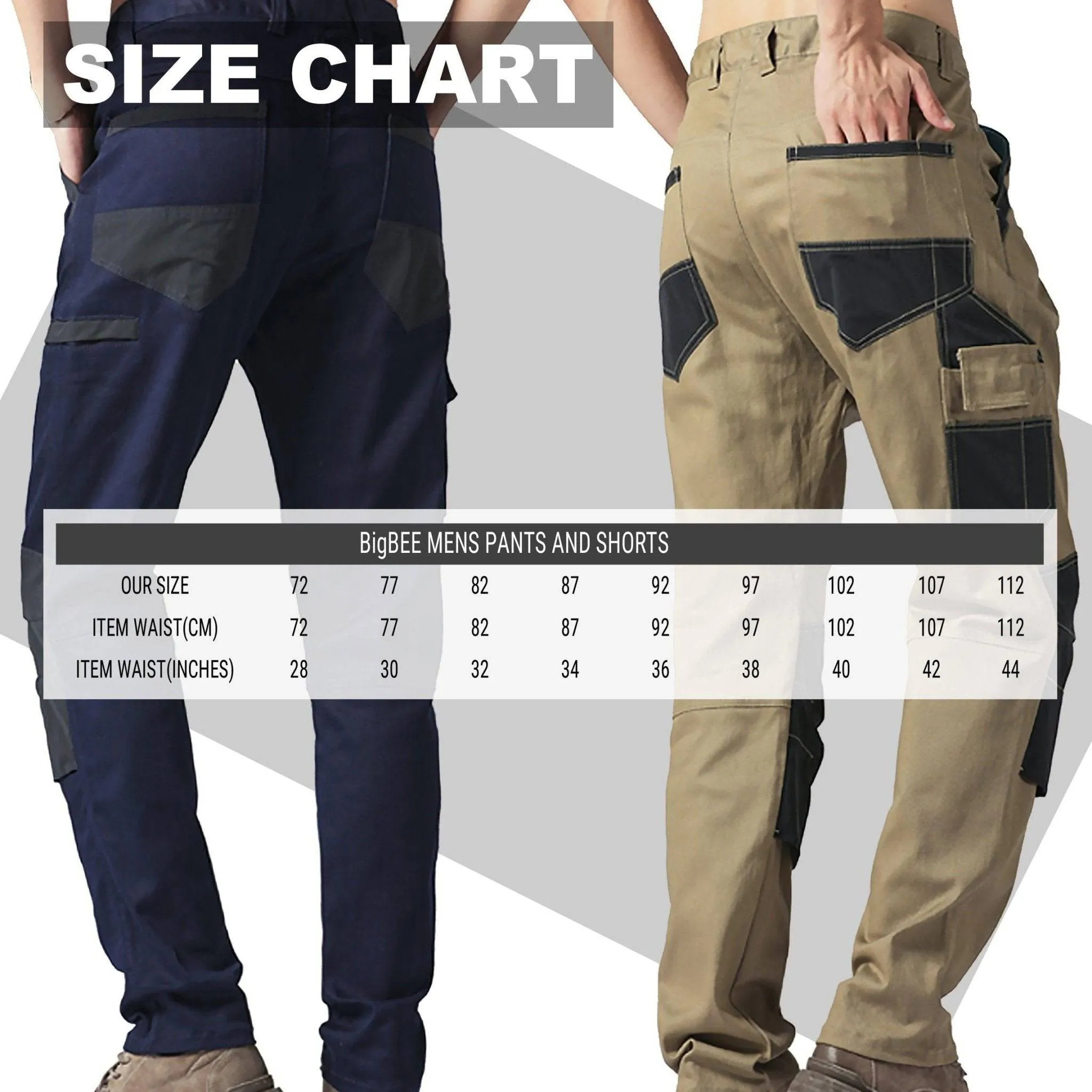 Big Bee STREET Work Pants, Knee Pocket