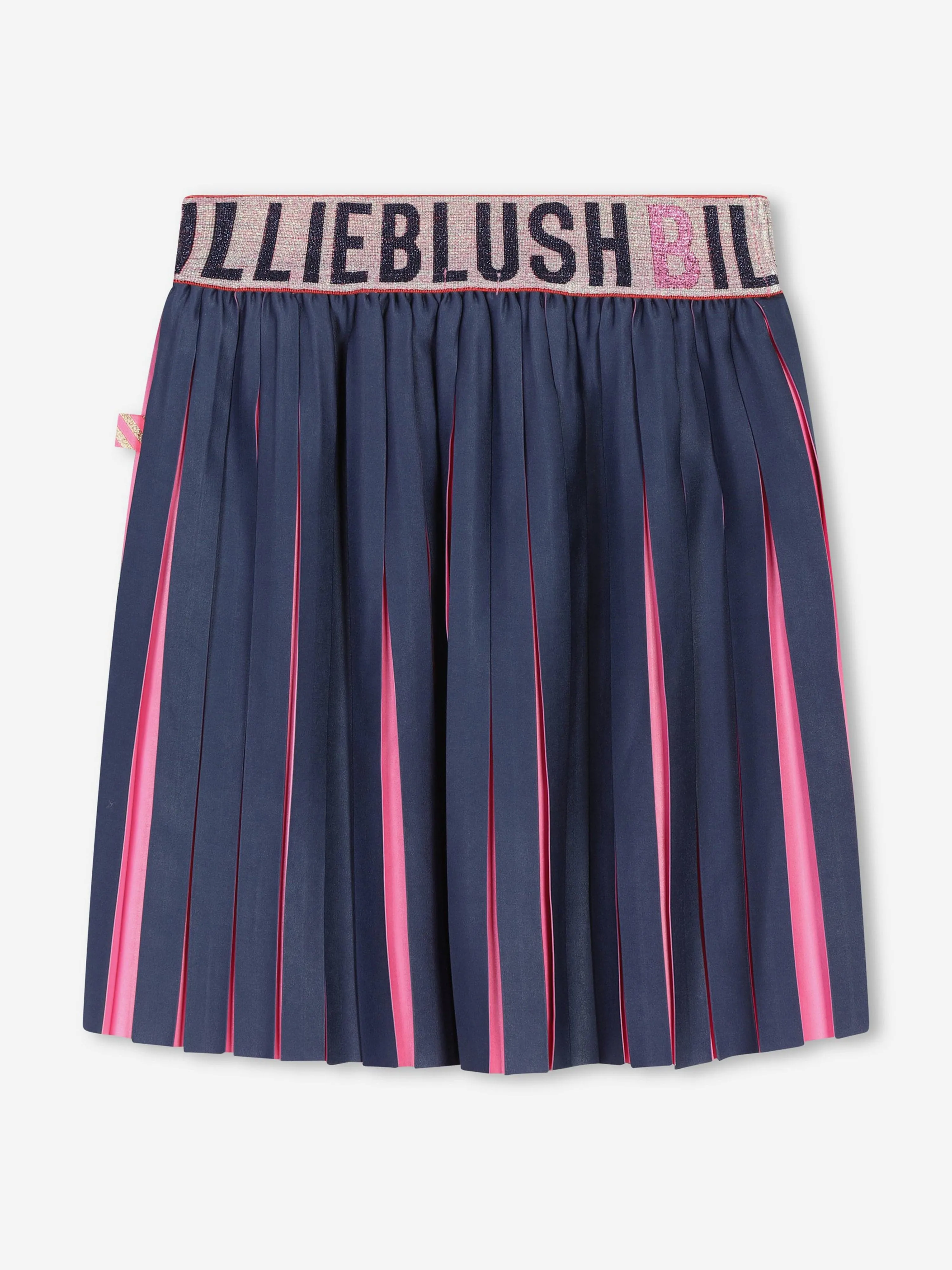 Billieblush Girls Pleated Skirt in Navy