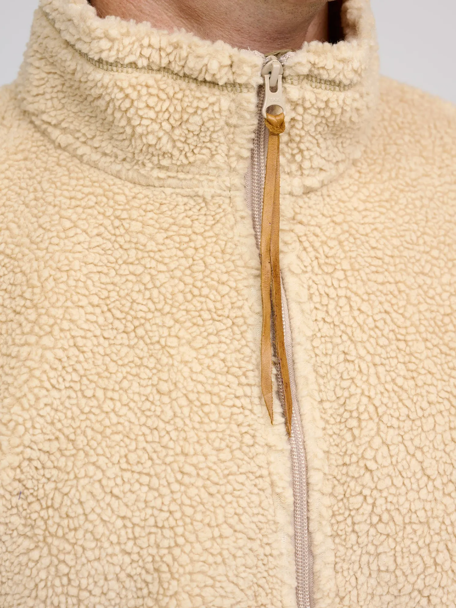 Boa Fleece Jacket, Camel