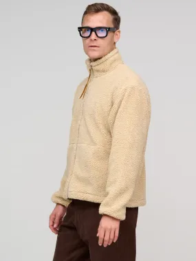 Boa Fleece Jacket, Camel