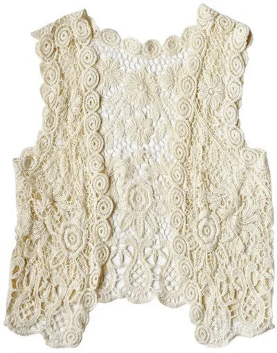 Boho Crochet Vest