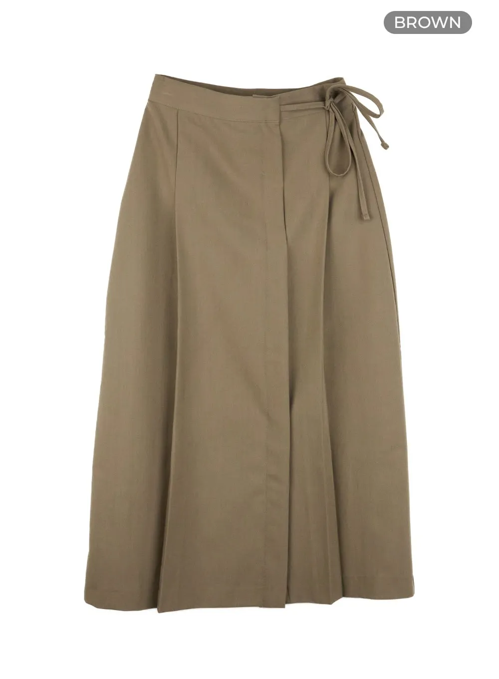 Box Pleated Maxi Skirt OL430