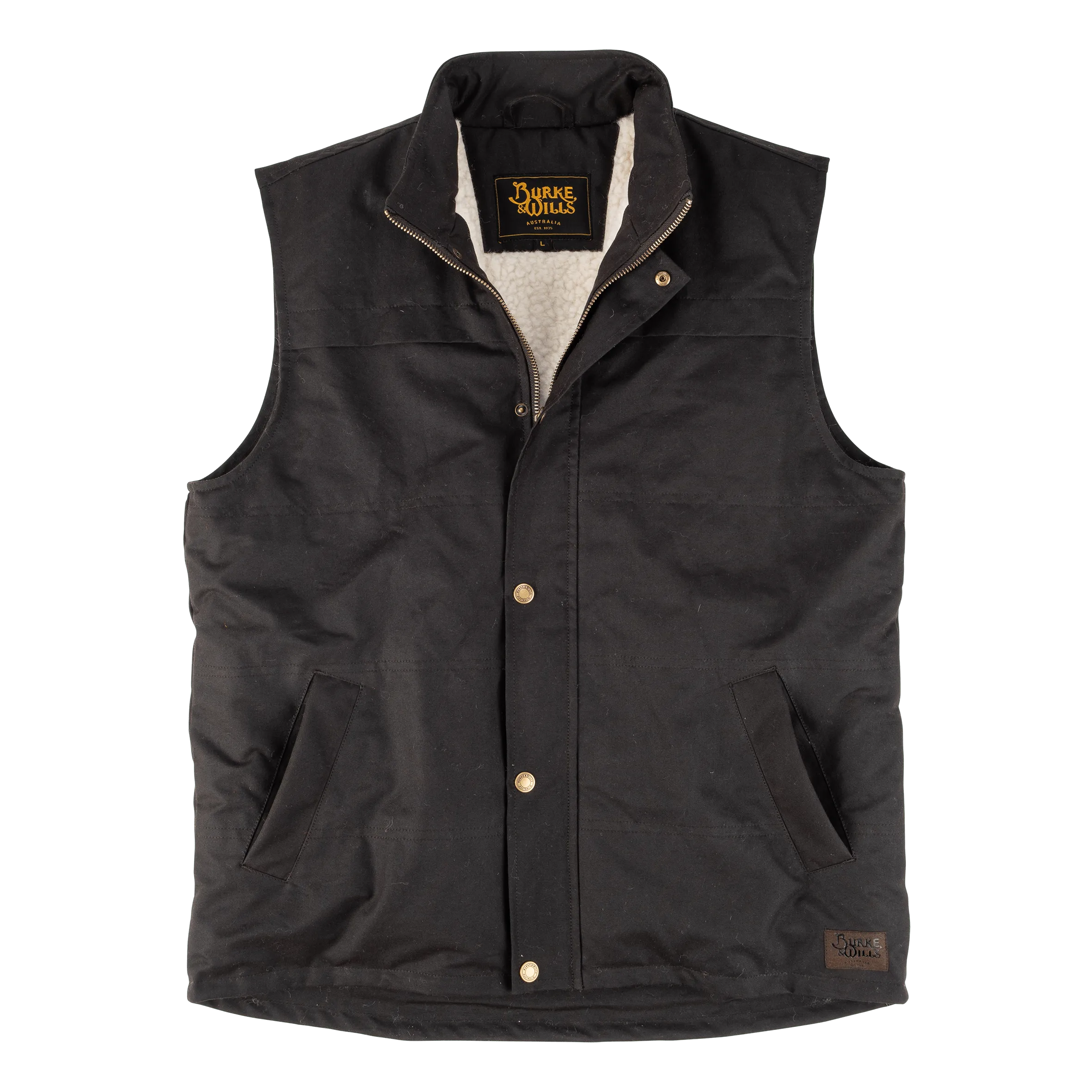 Burke & Wills Men's Byron Vest Brown