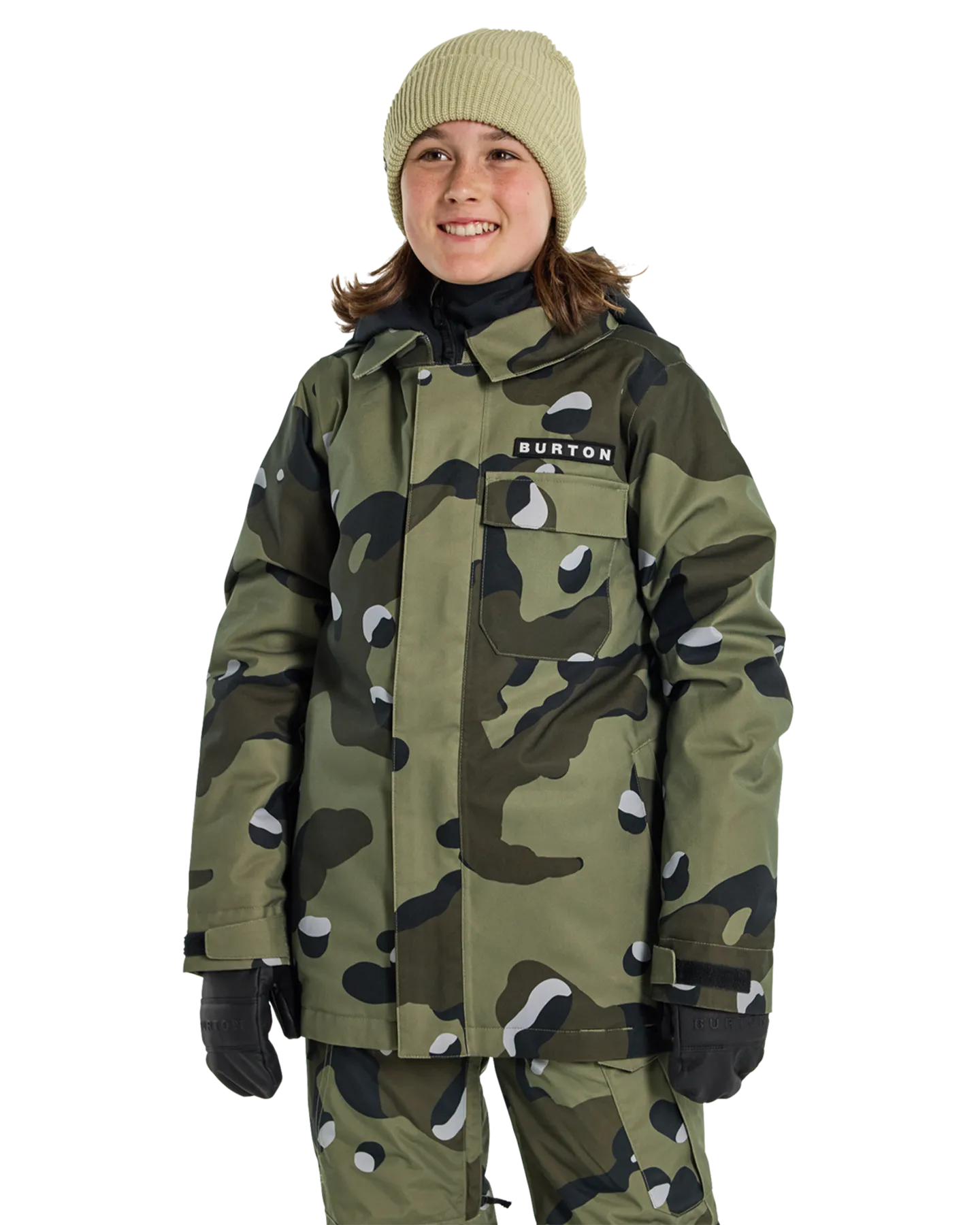 Burton Kids' Uproar 2L Snow Jacket - Forest Moss Cookie Camo