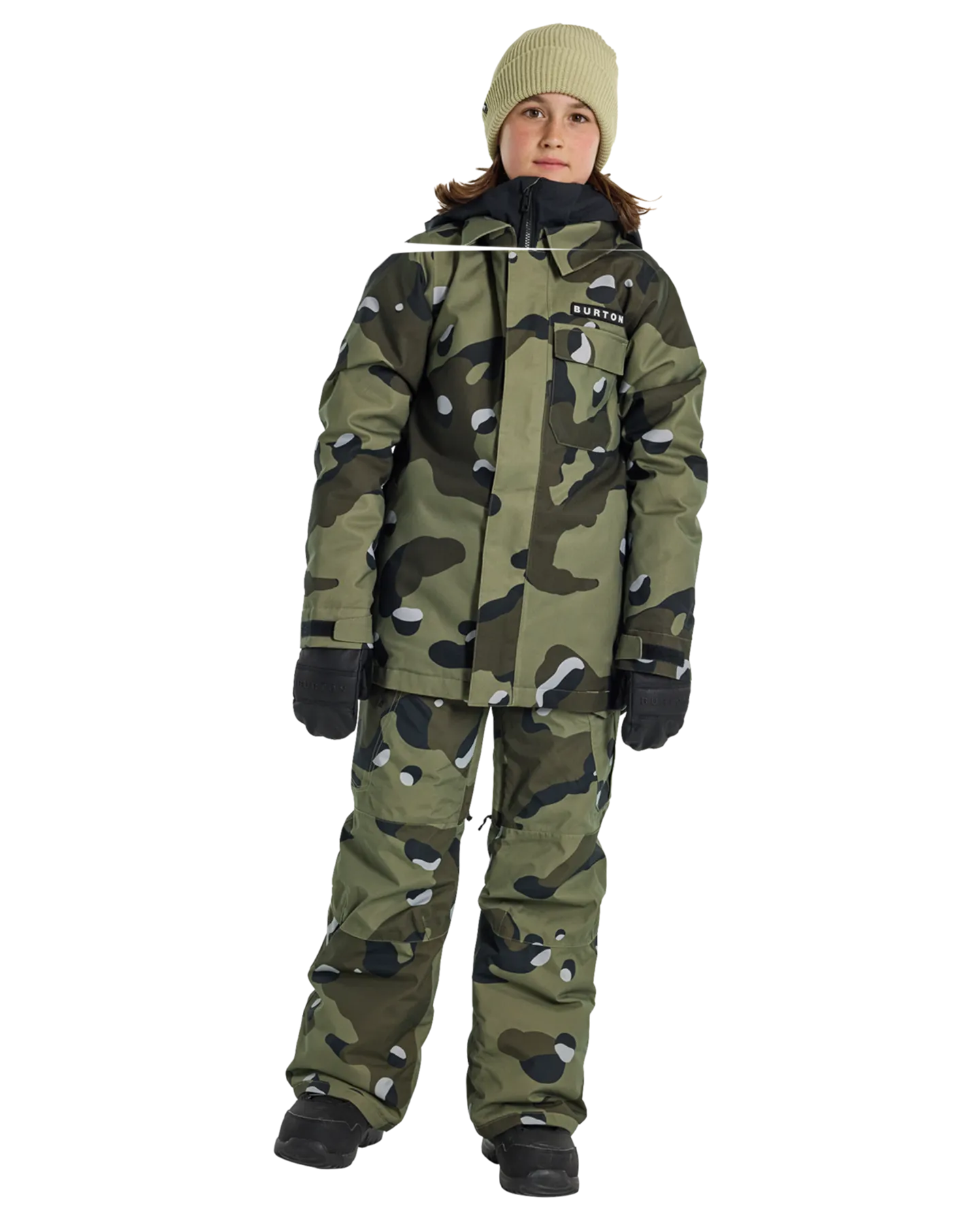 Burton Kids' Uproar 2L Snow Jacket - Forest Moss Cookie Camo