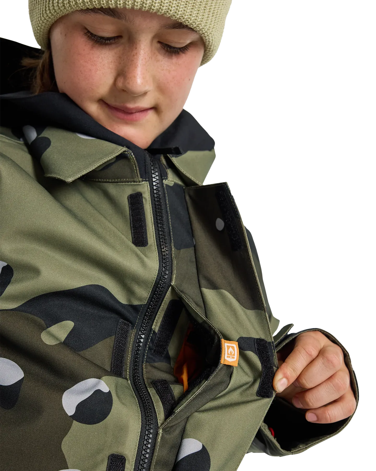 Burton Kids' Uproar 2L Snow Jacket - Forest Moss Cookie Camo