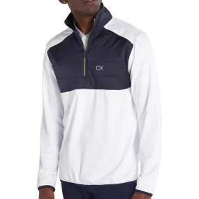 Calvin Klein Forest Lake Half Zip Jacket - White