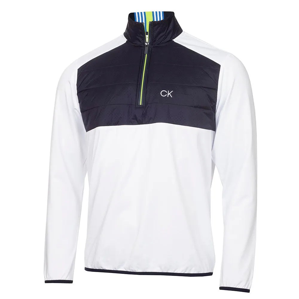 Calvin Klein Forest Lake Half Zip Jacket - White