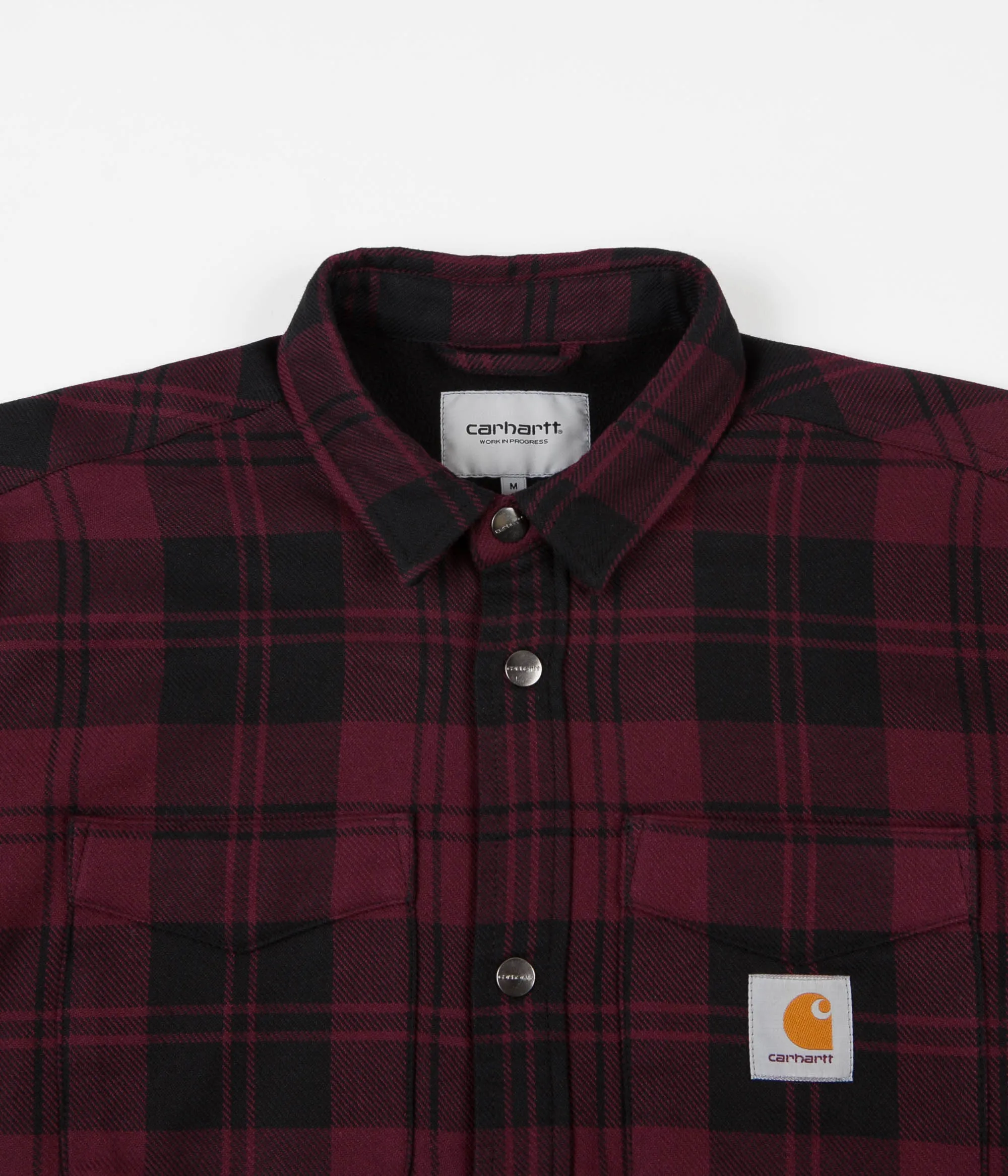 Carhartt Pulford Check Shirt Jacket - Merlot