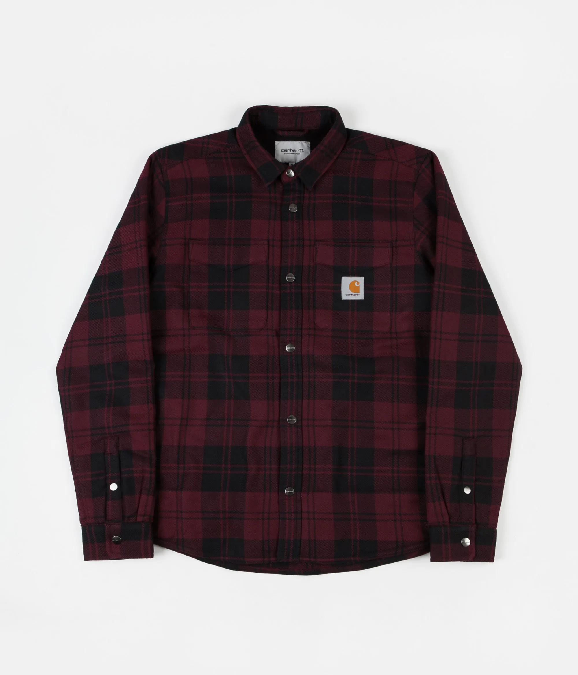 Carhartt Pulford Check Shirt Jacket - Merlot