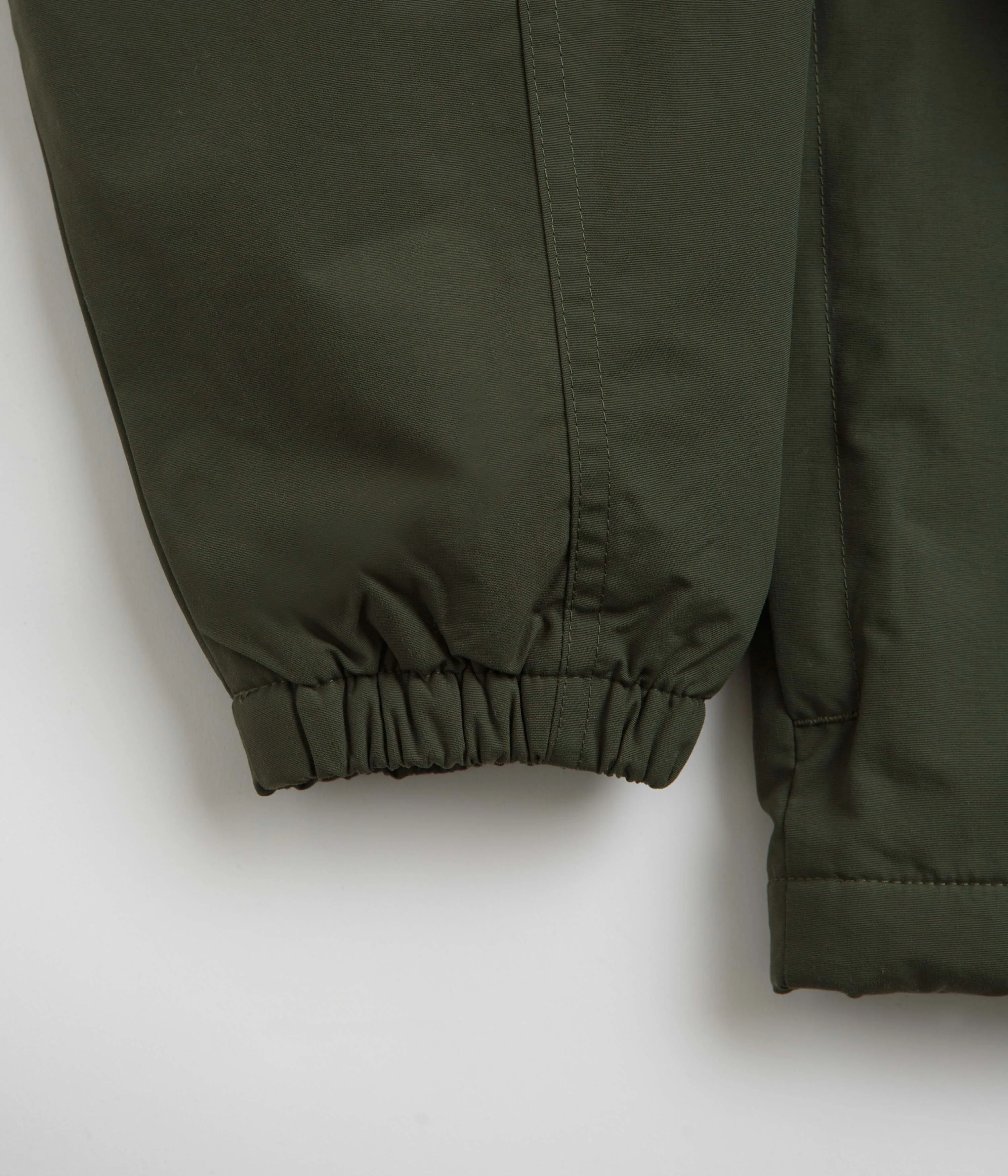 Carhartt Windbreaker Pullover Jacket - Office Green / White