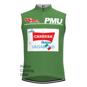 Carrera Green Retro Cycling Vest