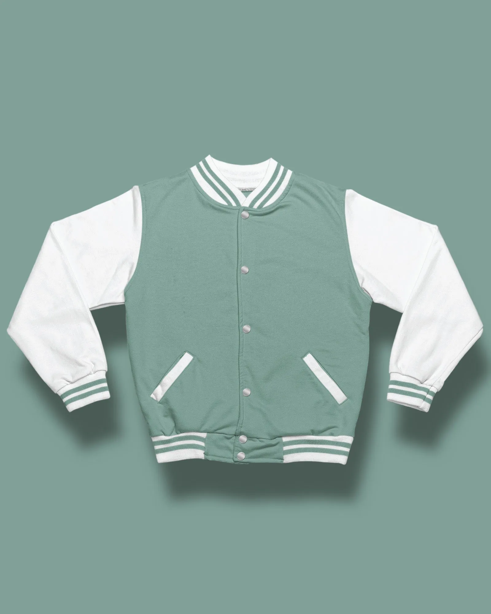 Champion Varsity Jacket: Mint Bliss