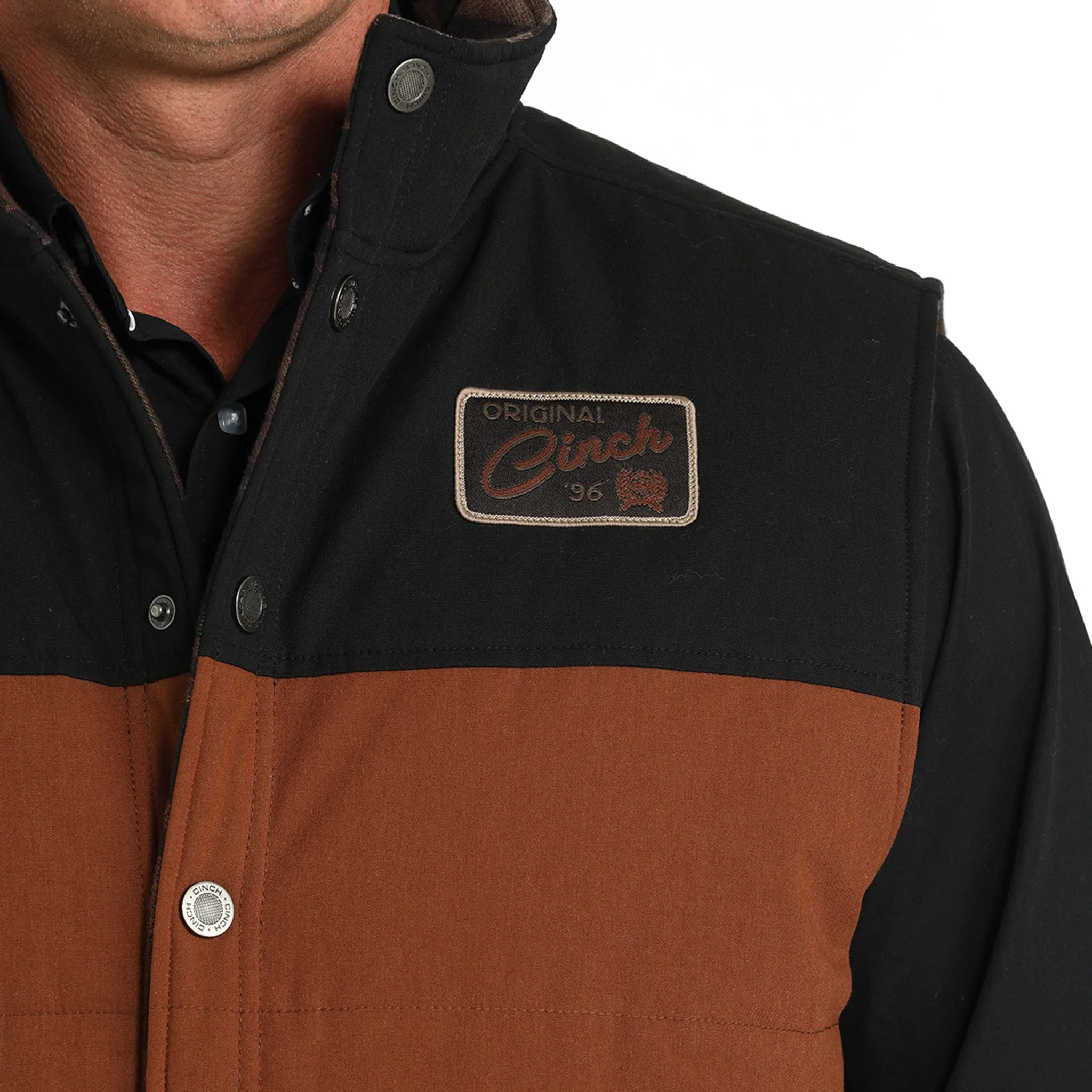 Cinch Men's Brown Reversible Vest