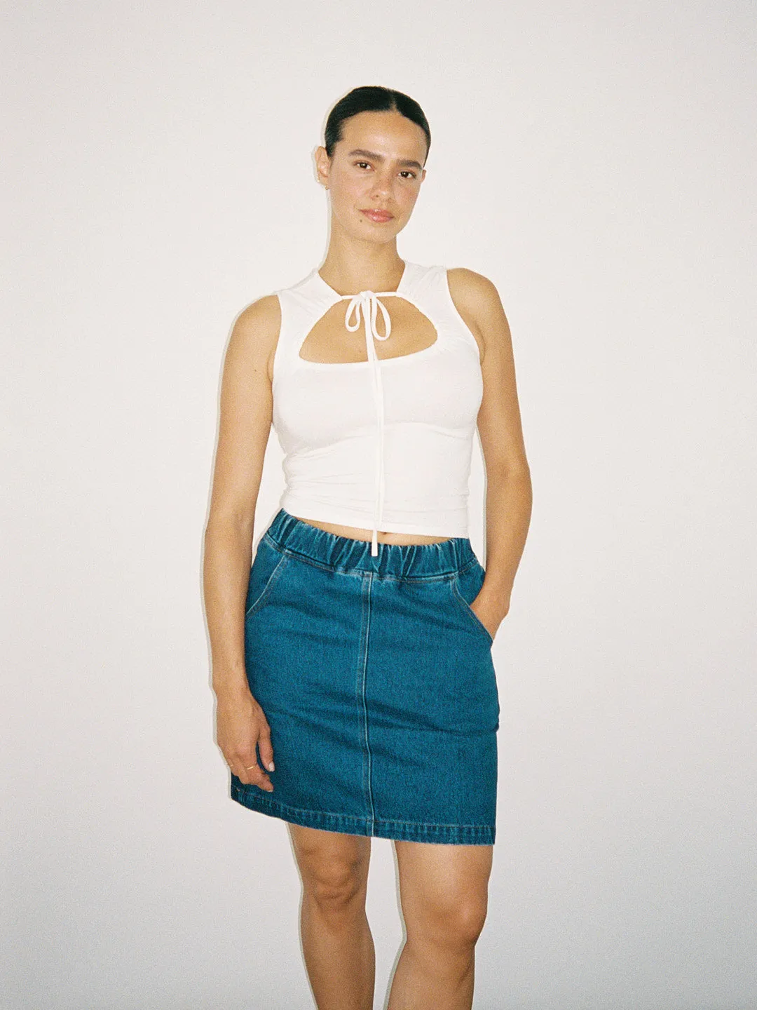 City Skirt - Blue Denim