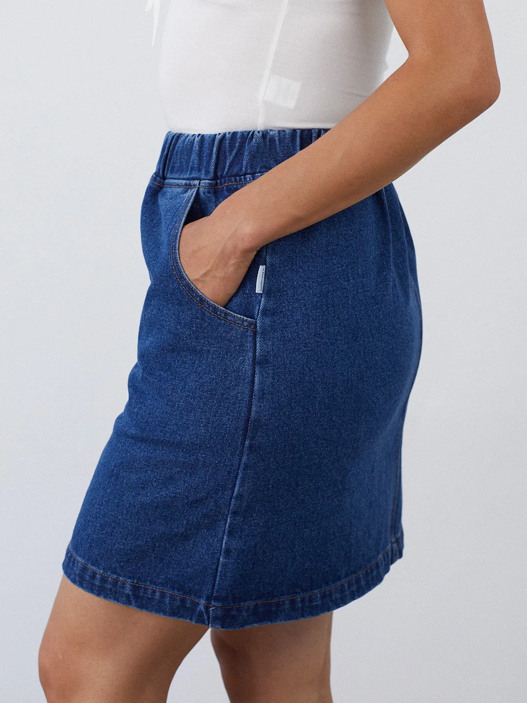 City Skirt - Blue Denim